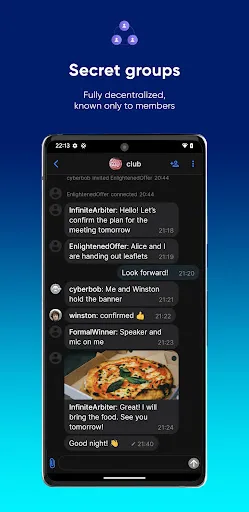 SimpleX Chat screenshot