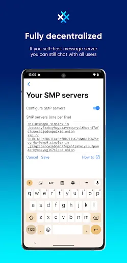 SimpleX Chat screenshot
