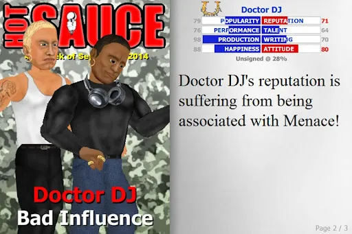 Popscene screenshot