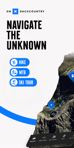 onX Backcountry Trail Maps GPS screenshot