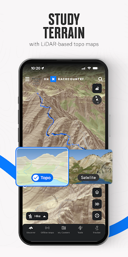 onX Backcountry Trail Maps GPS screenshot