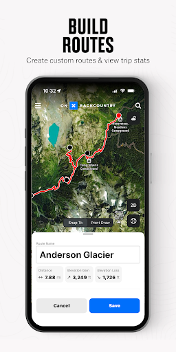 onX Backcountry Trail Maps GPS screenshot