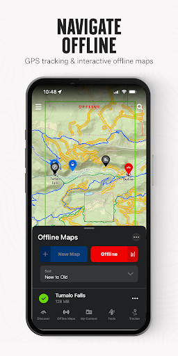 onX Backcountry Trail Maps GPS screenshot