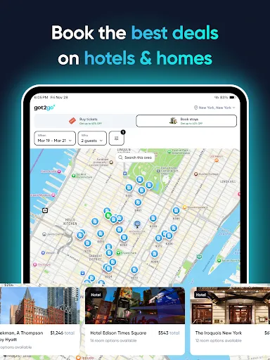 Got2Go - Events, Hotels, Homes screenshot