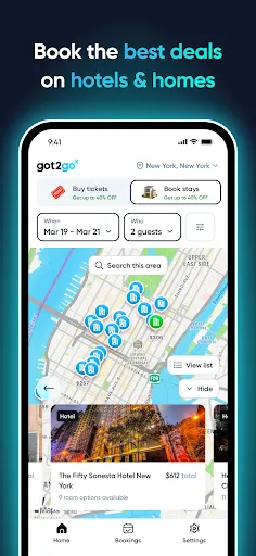 Got2Go - Events, Hotels, Homes screenshot