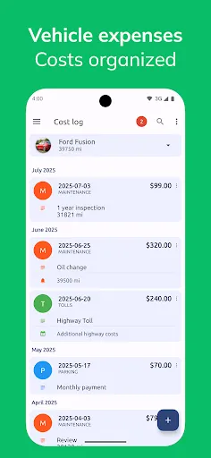 Fuelio: gas log & gas prices screenshot