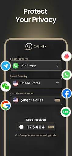 2nd Line+ Second Phone Number screenshot