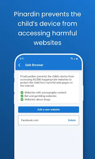 Pinardin: Parental Control screenshot