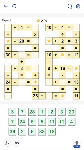 Crossmath® - Math Puzzle Games screenshot