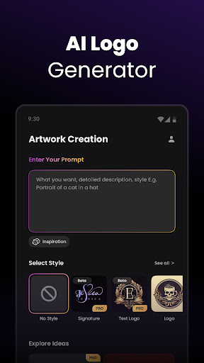 Arvin® - AI Logo Maker screenshot