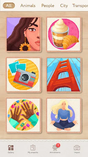 Magic Cross Stitch: Pixel Art screenshot