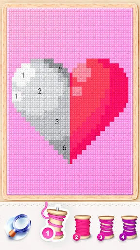 Magic Cross Stitch: Pixel Art screenshot