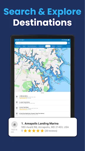 Argo - Boat Navigation App screenshot