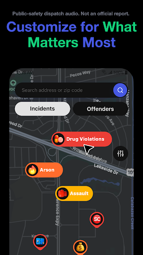 CrimeRadar: Dispatch Alerts screenshot