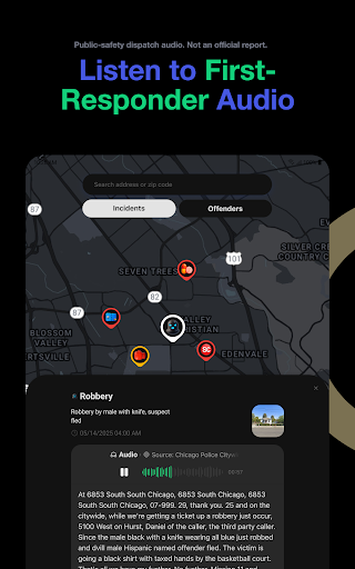 CrimeRadar: Dispatch Alerts screenshot