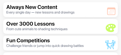 Learn how to draw - ArtWorkout screenshot