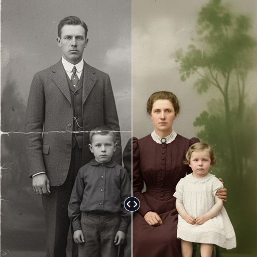 AI Photo Restore With Music
