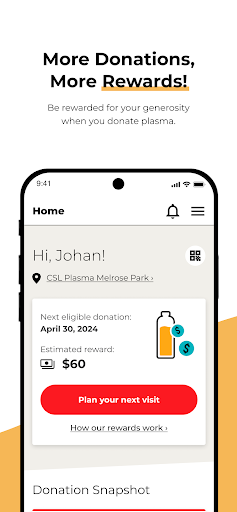 CSL Plasma screenshot