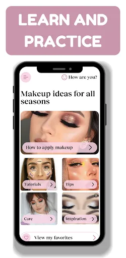 Makeup tutorial and ideas screenshot