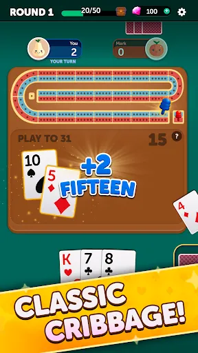 Cribbage Classic - Card Game screenshot