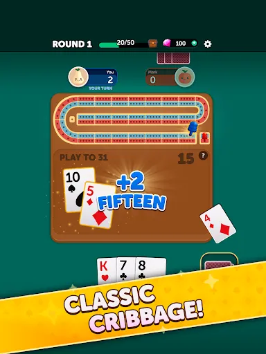 Cribbage Classic - Card Game screenshot