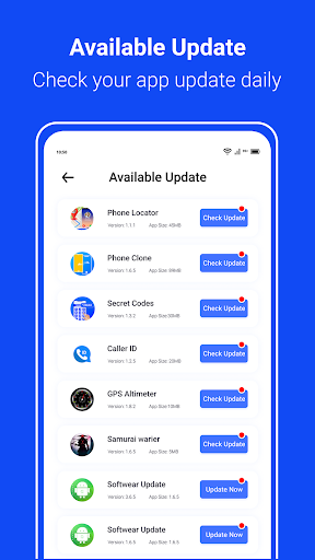 Update Software App: Updates screenshot