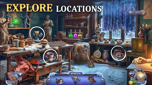 Icebound Secrets Hidden Object screenshot