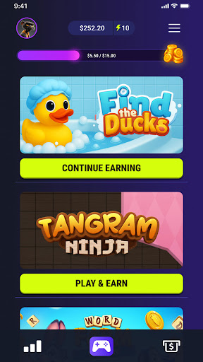 Game Cashouts screenshot