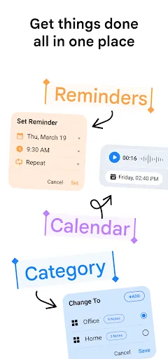 Notepad, Notebook, Notes app screenshot