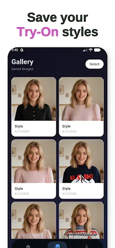 PrettyMe: AI Clothes Try On screenshot