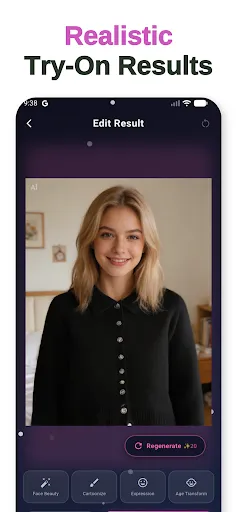 PrettyMe: AI Clothes Try On screenshot