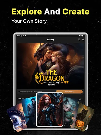 AI Story Generator Novel Maker screenshot