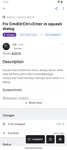 GitHub screenshot