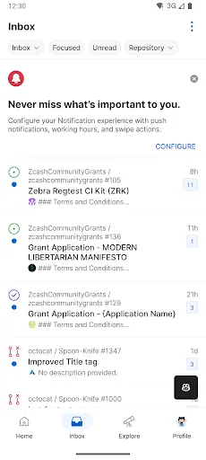 GitHub screenshot