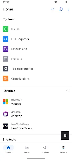 GitHub screenshot