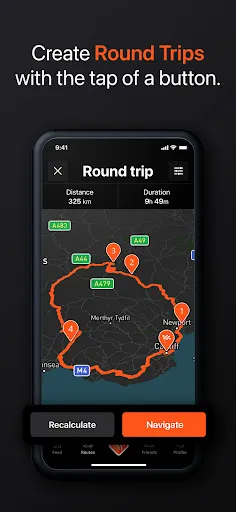 Detecht - Motorcycle App & GPS screenshot