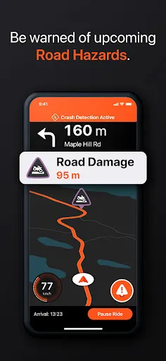 Detecht - Motorcycle App & GPS screenshot