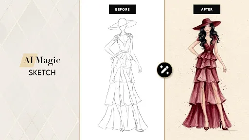 Fashion Design Clothes: Sketch screenshot