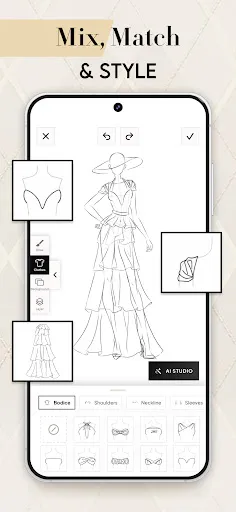Fashion Design Clothes: Sketch screenshot