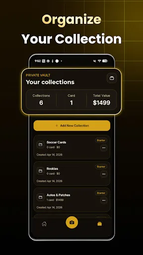 Sports Card Value Scanner screenshot
