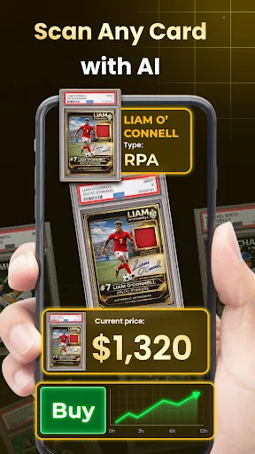 Sports Card Value Scanner screenshot