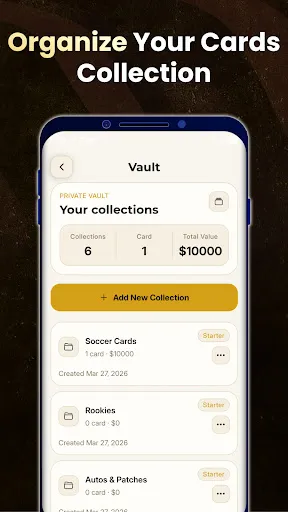 Sports Card Value Scanner screenshot
