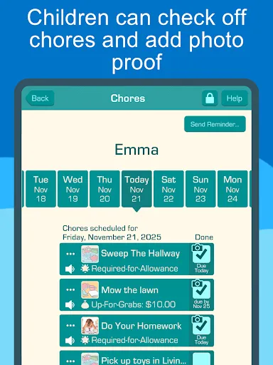 Chores & Allowance Bot screenshot