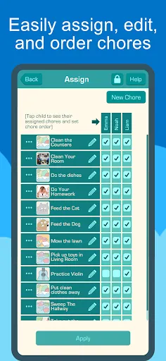 Chores & Allowance Bot screenshot