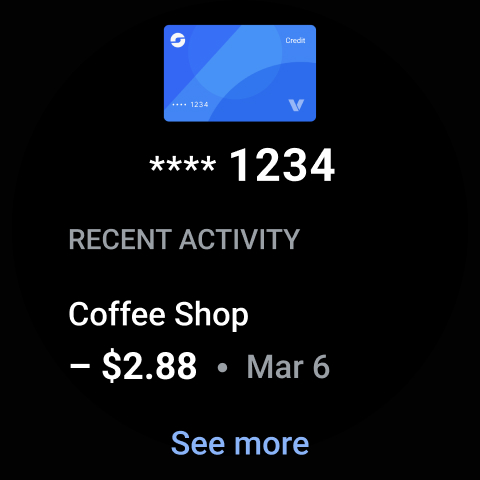 Google Wallet screenshot