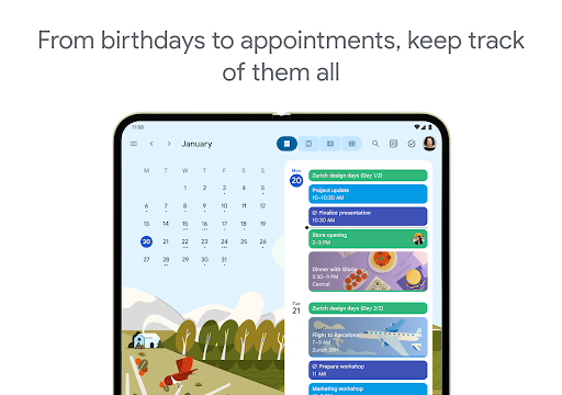 Google Calendar screenshot