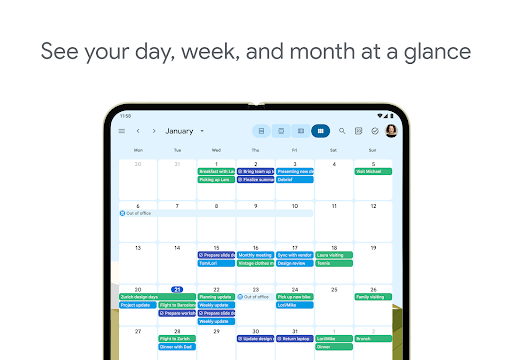 Google Calendar screenshot