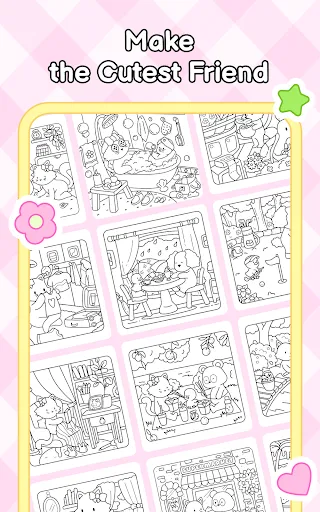 My Cute Friends: Coloring Book screenshot