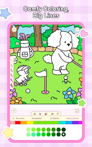 My Cute Friends: Coloring Book screenshot