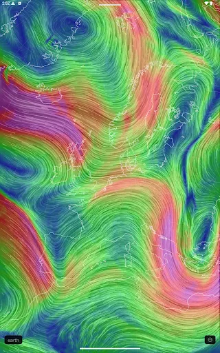 Nullschool - explore weather screenshot